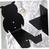 Kisangel Bike Holder 1 Set Cycle Wall Mount Holder, Black Creative Supplies Hanger Hook Storage Bike Rack