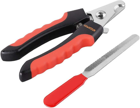 Dog Nail Clippers, Classic Trimmers with Safety Guard, Razor Sharp Blade with Nail File for Large Dogs