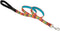 LupinePet Originals 6-foot Padded Handle Leash, 3/4" Crazy Daisy for Medium and Larger Dogs