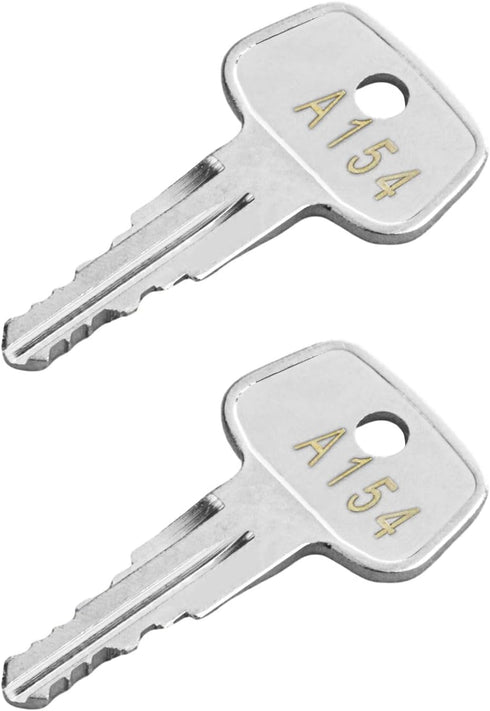 Yakima SKS Roof Rack Key A154, Replacement Keys for Roof Racks, Carriers, Crossbars (2 Pack - Code A154)
