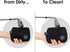 Golf Club Cleaner for Golf Bag - Waterproof Golf Ball Cleaner Pouch and Brush, Golf Club Bag Accessories