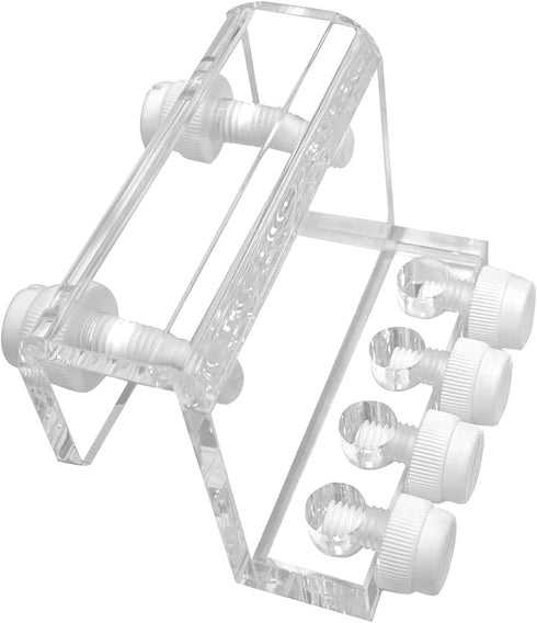 Acrylic Aquarium Soft Tube Fixture Holder, 1 Piece for Pump Soft Hose