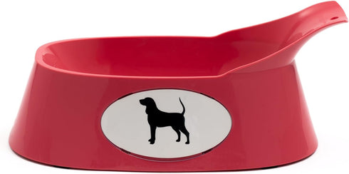 Lixit Ergonomic Bowls for Dogs with Long Ears (Coral, Large)