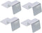 4pcs Support Frame Fish Tank Bracket, Lid Holder Clip for Aquariums, Glass Cover Clip, Stainless Steel Equipment