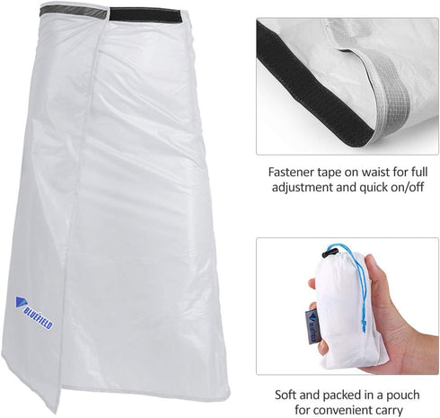 Rain Skirts, Ultra-Light Waterproof Lightweight Short Skirts