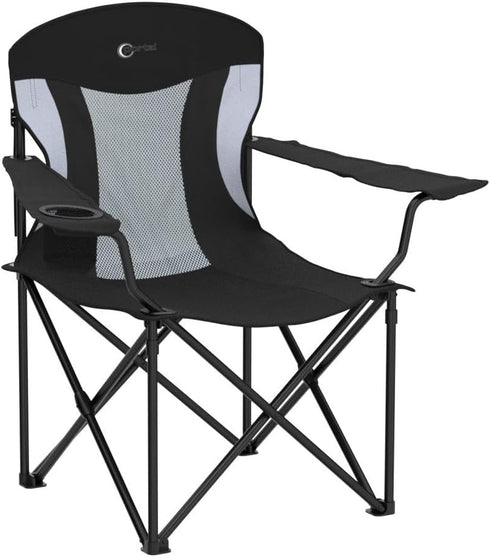 600 lbs, Portal Oversized Camping Chair Big and Tall Folding Camp Chair Portable Lawn Chairs Heavy Duty Foldable XXL