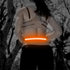 Illumifun LED Running Belt - High-Visibility Light Up Sash, USB Rechargeable Elastic Waistband for Running Cycling