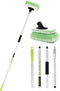 TEYOUAI Boat Brush Telescoping Handle 4 Section Marine Scrub Extendable 20" to 62"