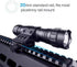 TOCNGAEK 1" Offset Tactical Picatinny Rail Mount for Flashlights for Outdoors