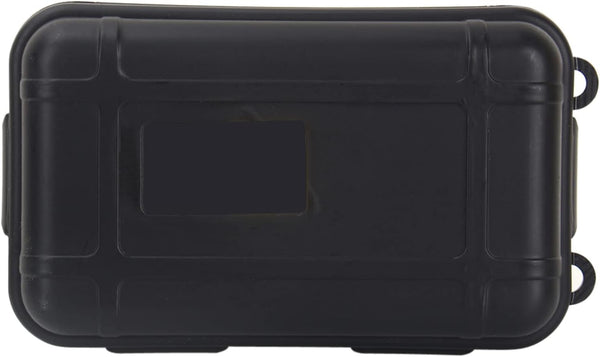Outdoor Waterproof Shockproof Box, Black | Airtight Survival Case Container for Camping Fishing (S)