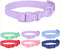Silicone Dog Collar, Waterproof Adjustable PVC Rubber Collars with Quick Release Buckle for Small to Large Dogs