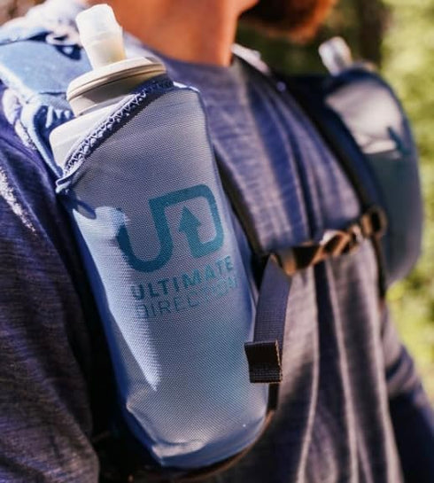 (450mL 500mL) Packs Ultimate Direction Body Bottle or Collapsible Soft Flask Water Bottle for Hydration Vests, Running