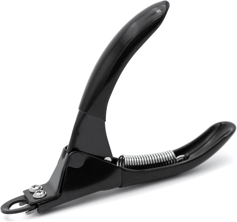 Jeffers Pet Nail Trimmer Large Hole Black Guillotine Clippers for Dog, Cat,