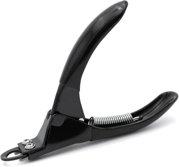 Jeffers Pet Nail Trimmer Large Hole Black Guillotine Clippers for Dog, Cat,
