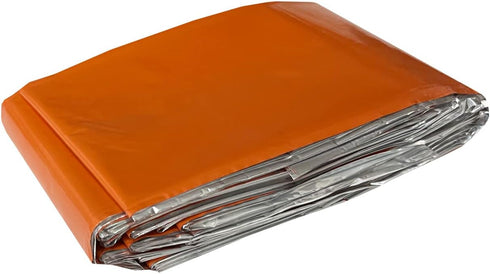 Rescue Essentials Hypothermia Wrap Blanket, Oversized 60" x 96", Mylar/Lightweight Polyethylene Fabric