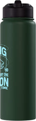 Salmon Fishing Gear Fishing for Glory One Salmon at a Time Salmon Fishing Stainless Steel Insulated Water Bottle