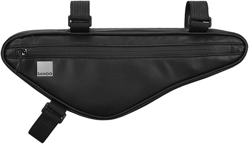 Waterproof Bike Frame Bag, Large Capacity Triangle Bicycle Under Tube Storage Pouch Cycling Accessories, Black