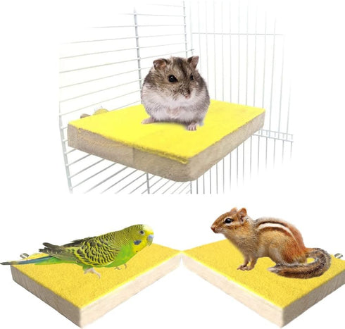 Litewoo Bird Perch Grinding Stand for Bird - 3.5" x 5.1" for Parrot Budgie Cockatiel