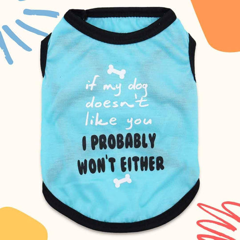 6 Packs Boy Dog Shirts - Summer Vest T-shirt for Small Dogs, Puppy Clothing for Chihuahua, Yorkie (Boys Clothes)
