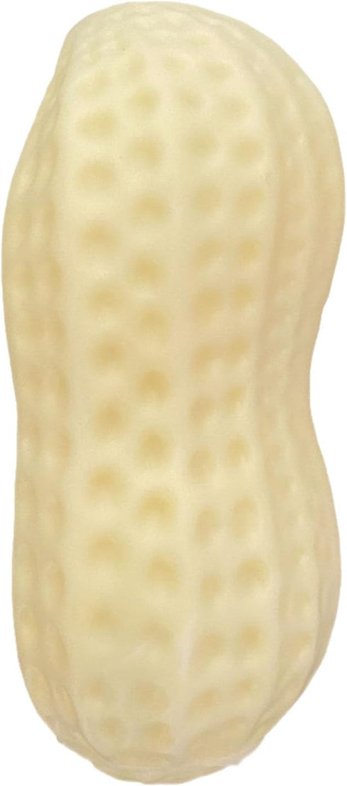 AOOOWER Realistic Talking Peanut Dog Toy with Sound Rubber Chewing Teether for Puppy Training