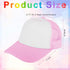 ZH 12 Pcs Blank Sublimation Trucker Hats, Polyester Mesh Baseball Cap for Men and Women