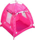 Breathable Washable Pet Puppy Kennel - Folding Indoor Outdoor House Bed Tent (Rose Red, M)