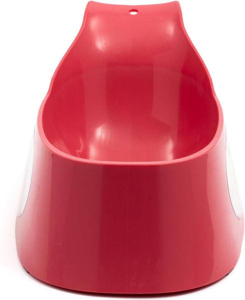 Lixit Ergonomic Bowls for Dogs with Long Ears (Coral, Large)