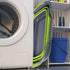 Multipurpose Collapsible Pet Bathtub - Portable Laundry Basket-Foldable Bathing Tub with Drainage Hole, 7.1 Gal/27L