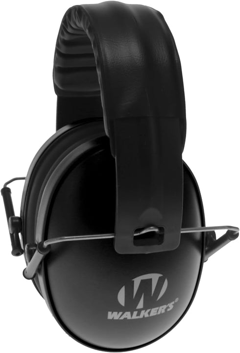 Walker's Youth & Women's Low Profile Folding Padded Headband Earmuffs, Adjustable Hearing Protection