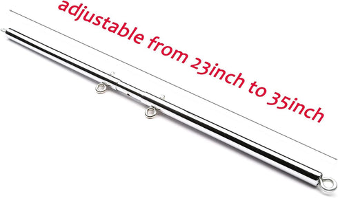 Spreader 2PCS Set, 4pcs Bar Exercise Bar with Adjustable Fur Straps, Portable Exercise Guide Pilates Sports Aid