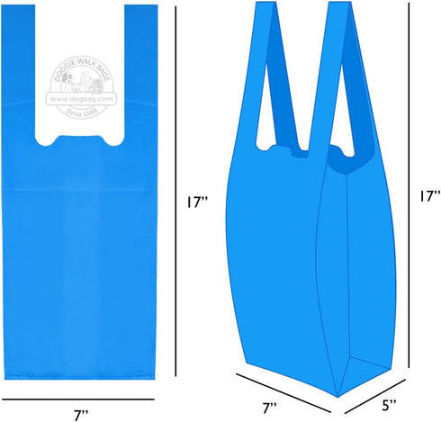 Extra Large Easy-Tie Dog Poop Bags: Strong, Leak-Proof Waste Disposal