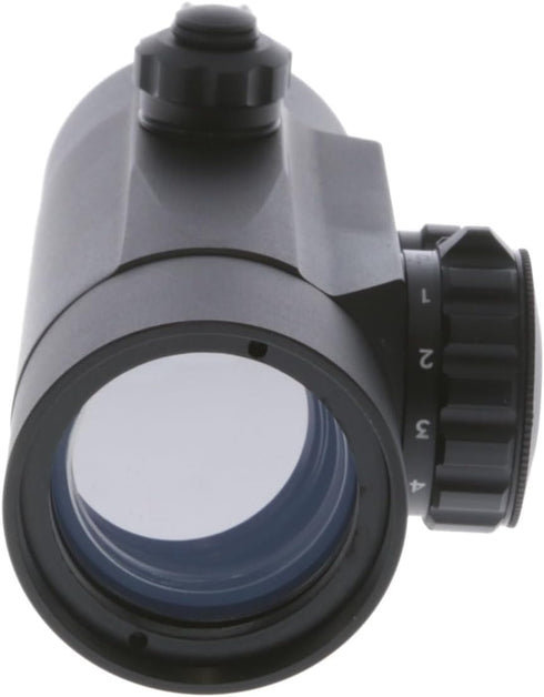 Truglo Traditional 1x30mm Red-Dot Sight, 5-MOA, Adjustable, Durable, Lightweight, Waterproof, Fogproof, Shock