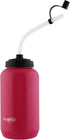 Pro Impact Squeezable Water Bottle - Bendable Long Straw for Hydration, 35.5 Oz.