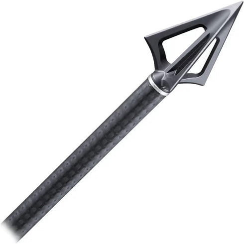 G5 Montec 1-Piece Construction Durable Fixed Blades Steel Screw-in Broadheads for Bow Arrows - Pack of 3