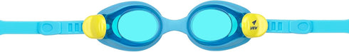 VIEW Swimming Gear V-430JA SWIPE Anti-Fog Junior Swim Goggles for Children Ages 3-5, Aquamarine/Yellow