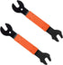 Tfwadmx 2 Pcs Bike Pedal Wrench, Bicycle Spanner 15, 16, 17 mm Repair Removal Tool for Mountain Bike