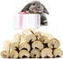 150G Rabbit Chew Toys, Rabbit Treats from Sweet Bamboo, Guinea Pig Chew Toys for Clean Teeth and Healthy Gums
