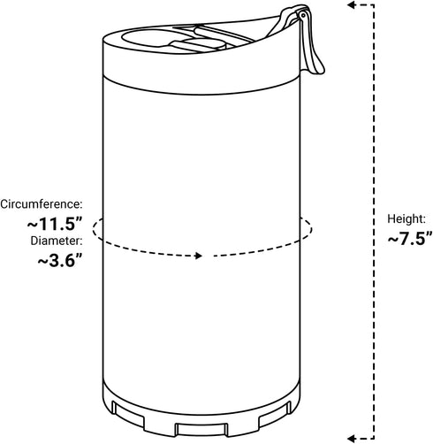 Steel Toe 3.0 Travel Coffee Press - Brew 20 fl.oz On The Go, Double Wall Vacuum Insulated French Press (Obsidian Black)