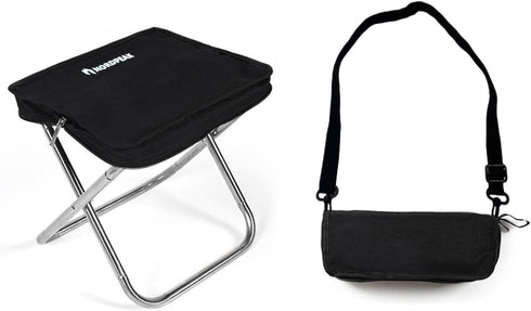 NORDPEAK Ultra Lightweight Camping Stool, Portable Folding Stool for Backpacking, Hiking & Outdoor,