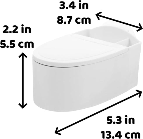 QYvtsor 1 PCS Bird Toilet, Wall-Mountable Bird Potty Training Accessory Tool, Feeder, Stand, Perch for Parrots