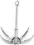 Folding Claw Hook, Multifunctional Stainless Steel Grappling Hook for Outdoor Camping, Hiking, Rock Climbing