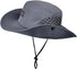 Fishing Hat, UPF50+ Wide Brim Sun Hat for Men Women, UV Protection Hiking Beach Bucket Hat