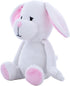 Blueberry Pet 6" Squeaky Plush Dog Toy, Pure Bunny Rabbit Design for Small Dogs