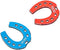 SelfieGOLF SelfieTotem 2 Horseshoe Golf Ball Markers for Putting Alignment Accessories - Diamond-Cut Edges