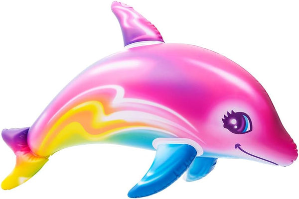 Rhode Island Novelty 36 Inch Rainbow Dolphin Inflate, 12 Pieces Per Order