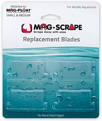 MF00133 Replacement Blades, 4 Count for Small & Medium Acrylic Cleaner