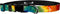 Dog Collar - Adjustable Patterned Pet Collars, 1 Inch Wide, Large, Tie-Dye Design