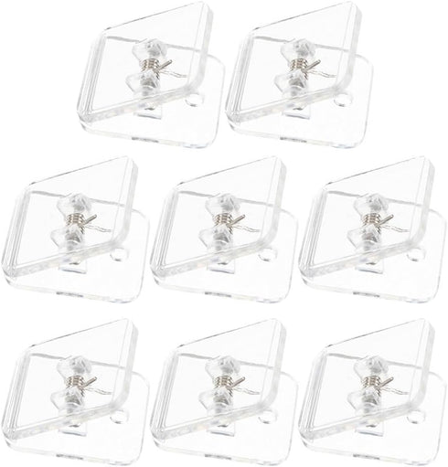 Toddmomy 8Pcs Transparent Dog Wall Pee Pad Holder with Nonslip Base for