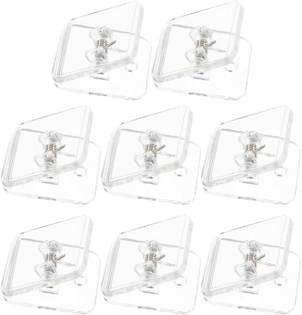 Toddmomy 8Pcs Transparent Dog Wall Pee Pad Holder with Nonslip Base for