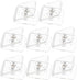 Toddmomy 8Pcs Transparent Dog Wall Pee Pad Holder with Nonslip Base for